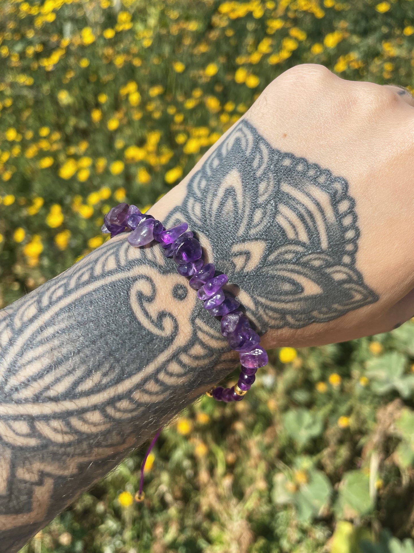 Amethyst Adjustable Bracelet