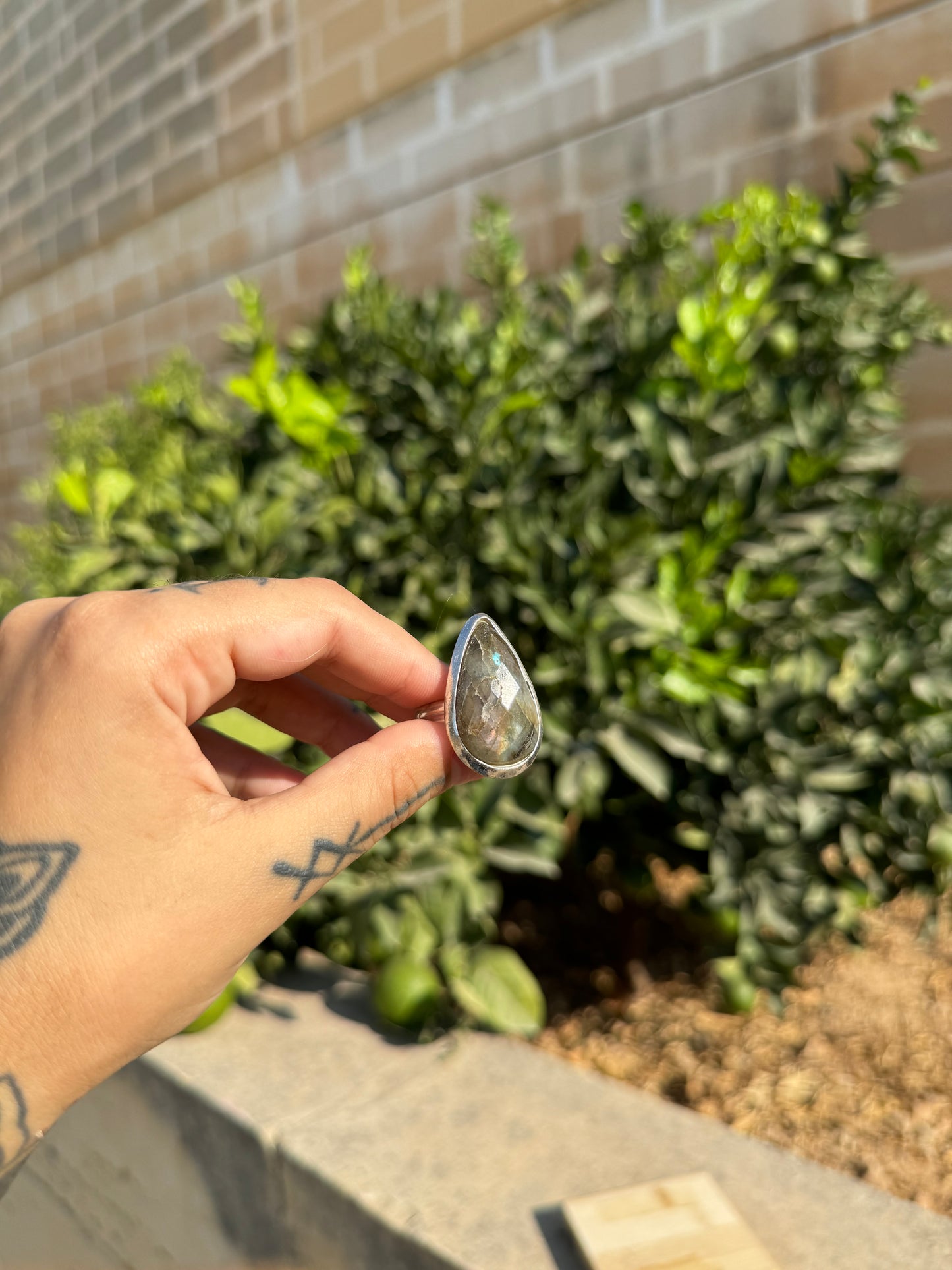 Labradorite Silver Ring