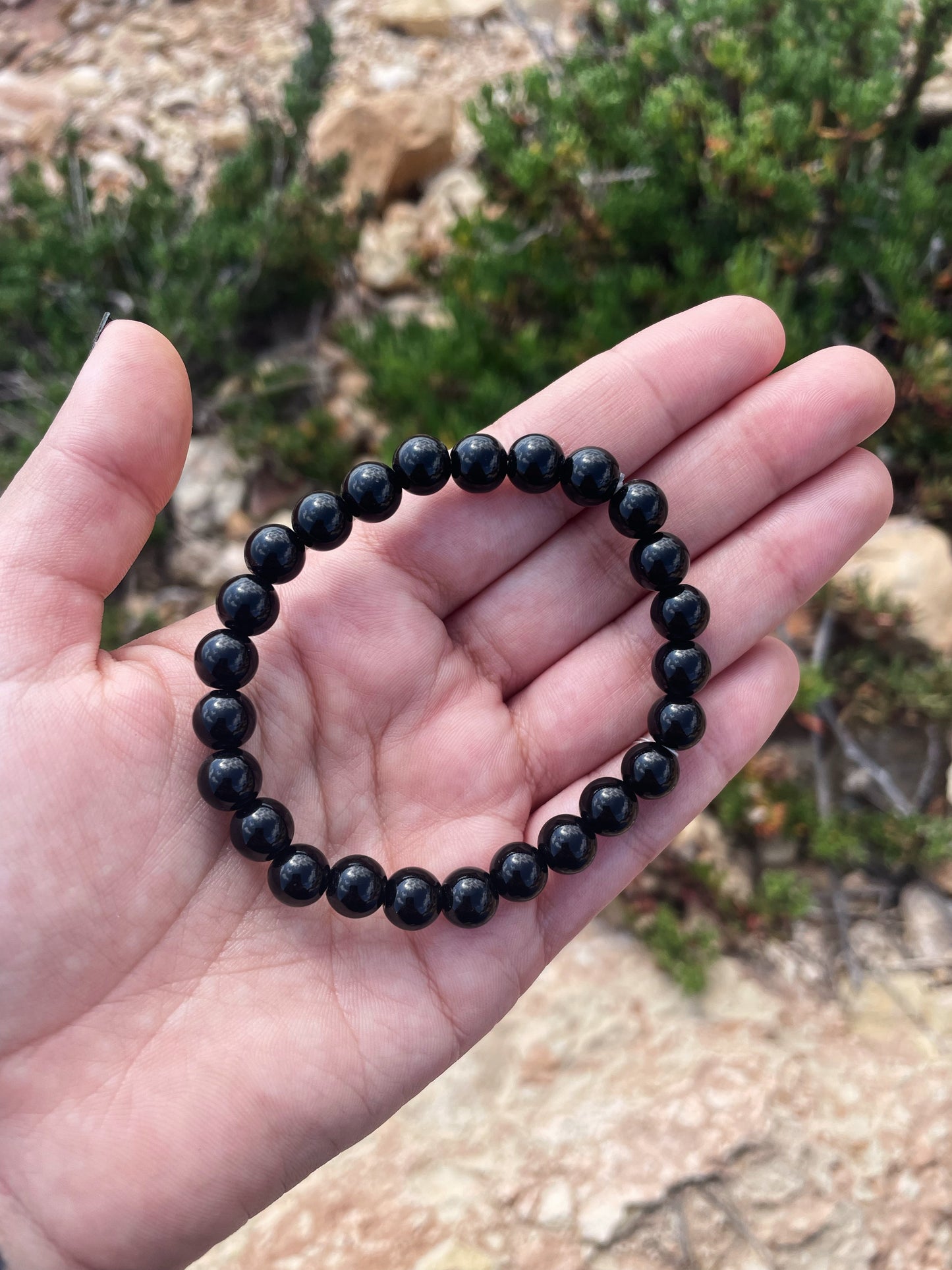Black Onyx Beads Bracelet