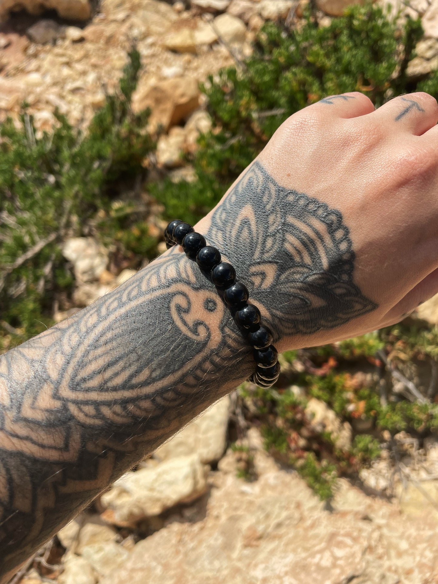 Black Onyx Beads Bracelet