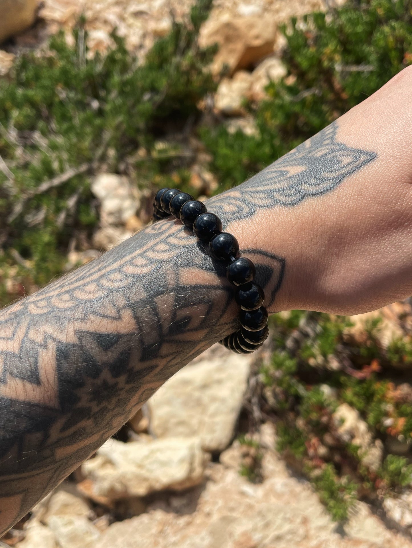 Black Onyx Beads Bracelet