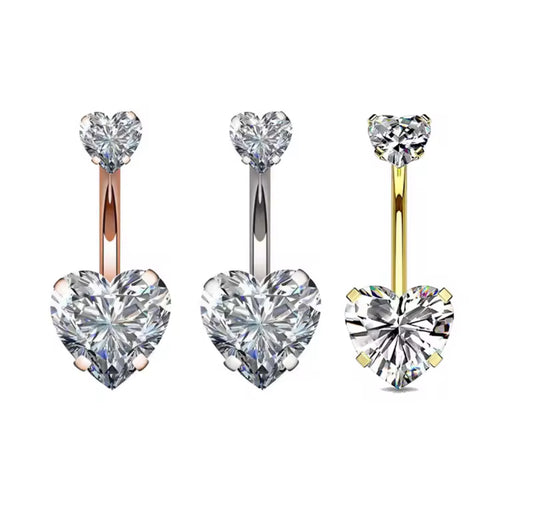 Heart Belly Ring