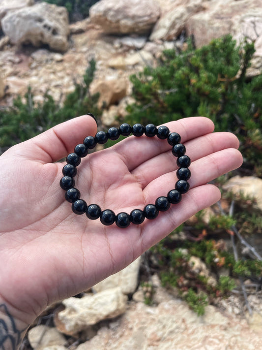 Black Onyx Beads Bracelet