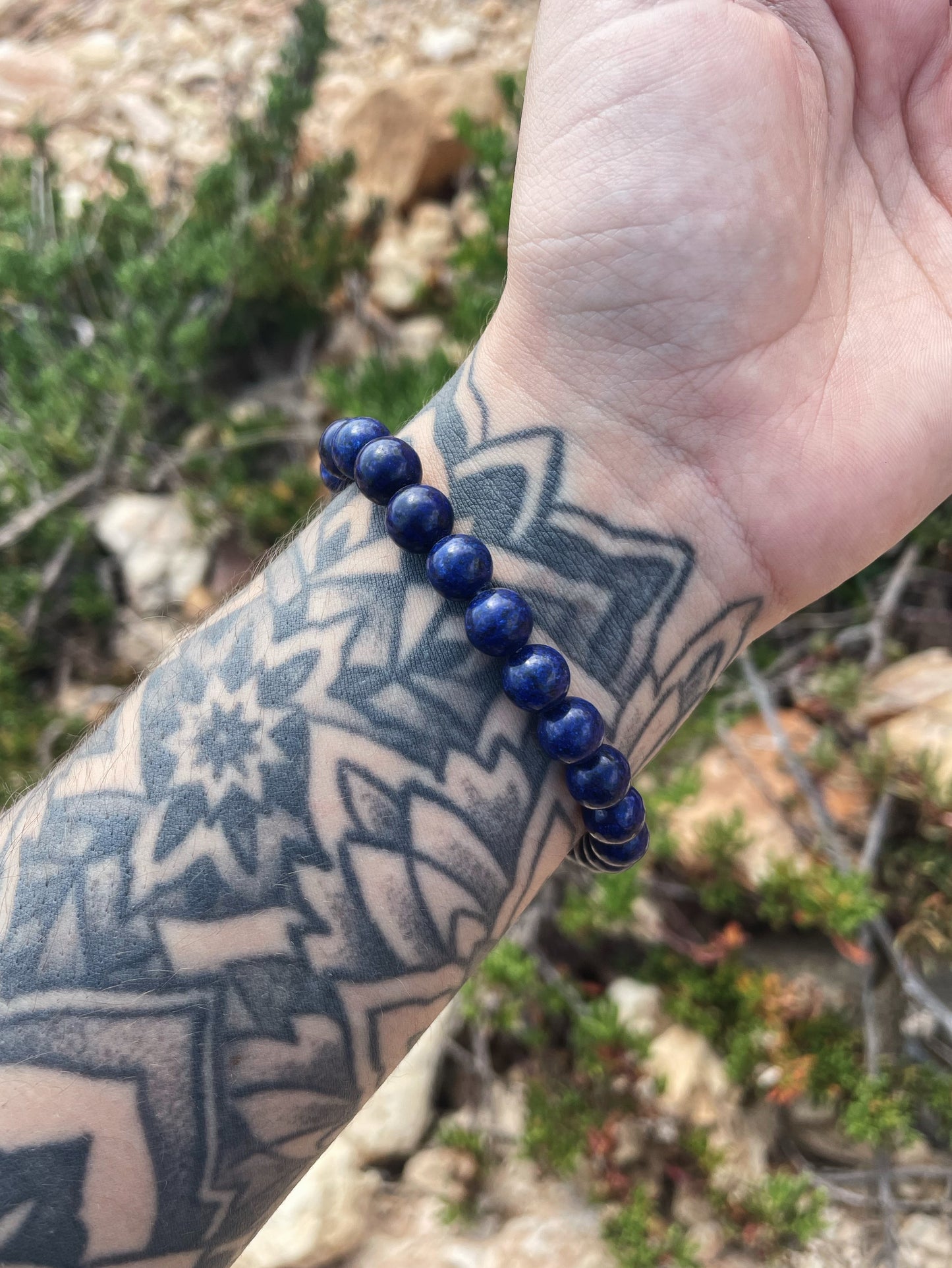 Lapis Lazuli Beads Bracelet